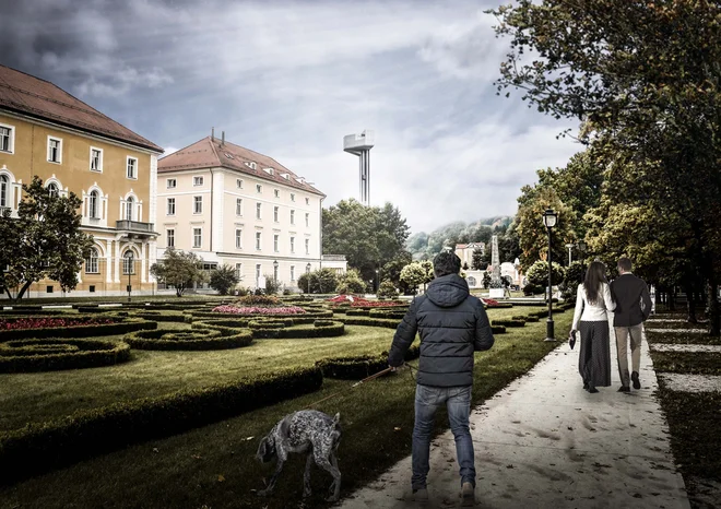 Stolpa na lokaciji pri Zdraviliškem parku zagotovo ne bo, bo pa očitno na območju nkdanjega mizarstva. FOTO: občina Rogaška Slatina
