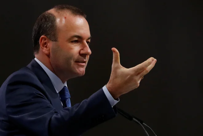 Vodja politične skupine Evropske ljudske stranke Manfred Weber FOTO: Reuters