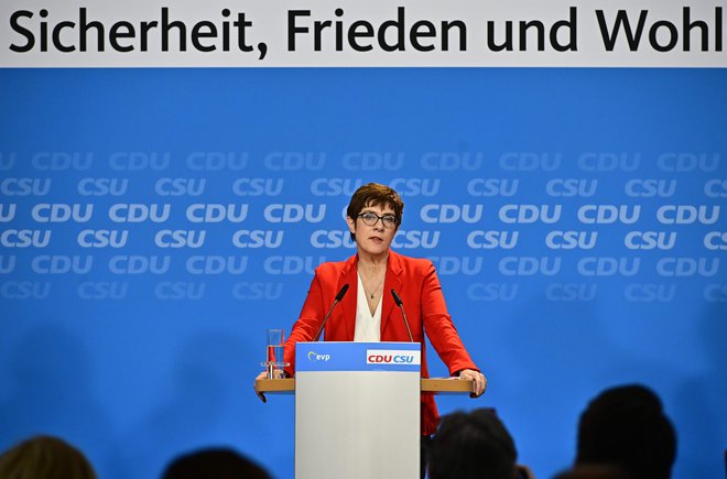 Vodja CDU Annegret Kramp-Karrenbauer. Foto: Reuters