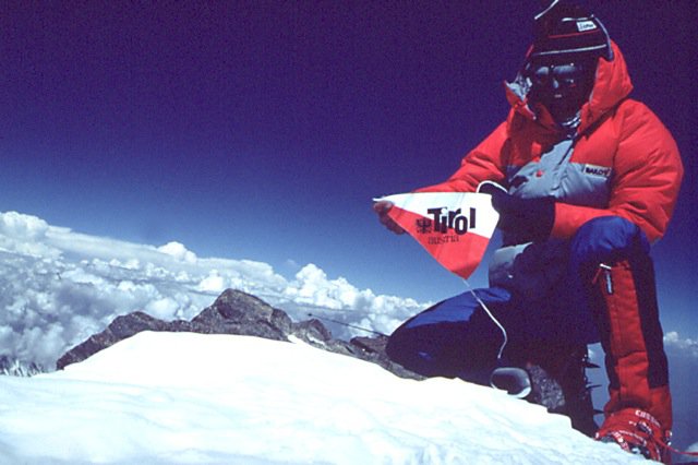 Peter Habeler na gori Nanga Parbat. FOTO: Osebni arhiv