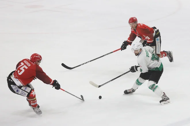 Žiga Pešut je ljubljančanom priigral vodstvo z 2:1. FOTO: Voranc Vogel/Delo