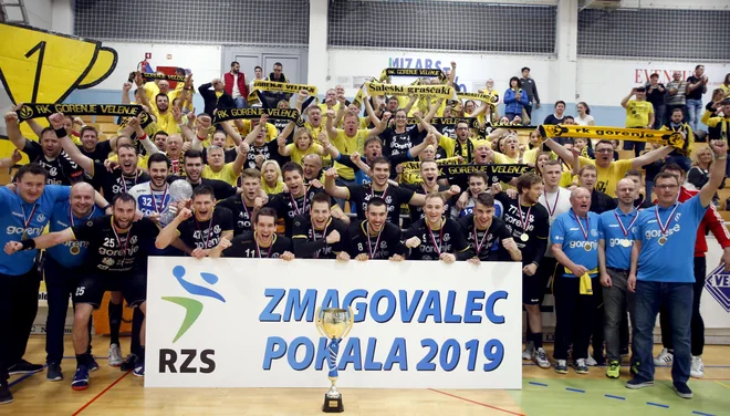 Gorenje je drugič osvojilo pokal Slovenije. FOTO: Roman Šipić