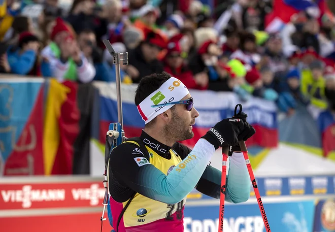 Martin Fourcade že vrsto let sodi med udarne Fakove tekmece. FOTO: Matej Družnik/Delo