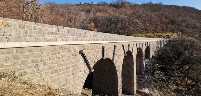 Stari železniški most v Glinščici Foto Boris Šuligoj