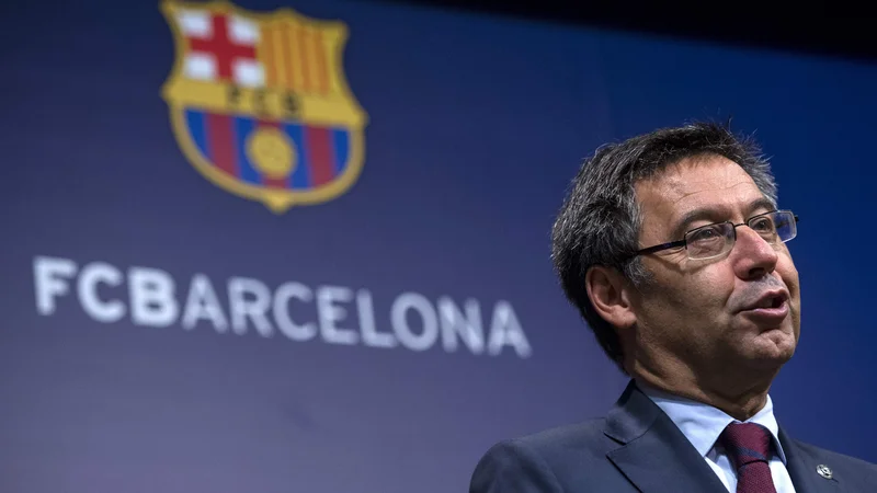 Fotografija: Josep Maria Bartomeu (Barcelona) je predsednik nogometnega kluba, ki ustvari največ prihodkov med vsemi v Evropi. FOTO: AFP