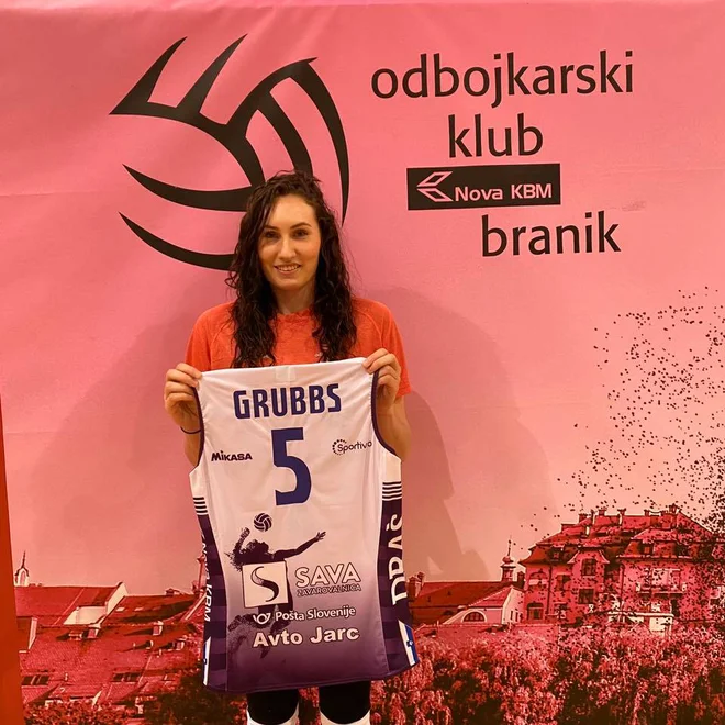 Tessa Ann Grubbs je za bankirke zbrala največ točk. FOTO: Nova KBM Branik