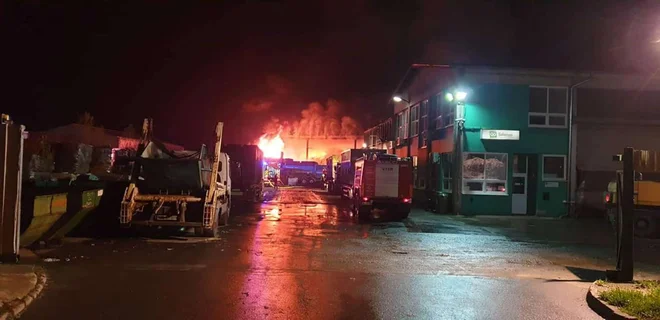 Gasilci so požar hitro omejili. FOTO: PGD Benedikt