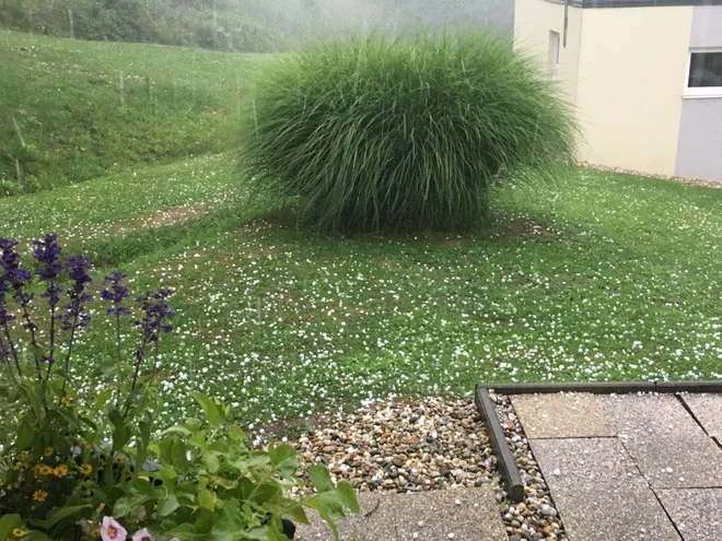 Huda vročina je prinesla tudi plohe in nevihte na vzhodu države. FOTO: Oste Bakal 