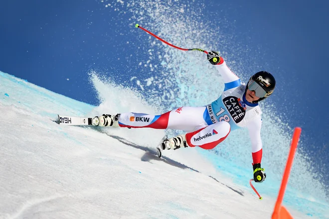 Lara Gut-Behrami je bila najhitrejša na domačem smučišču. FOTO: AFP