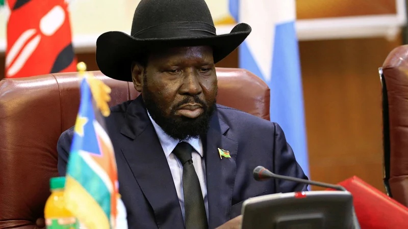 Fotografija: Južnosudanski predsednik Salva Kiir FOTO: Mohamed Nureldin Abdallah/Reuters
