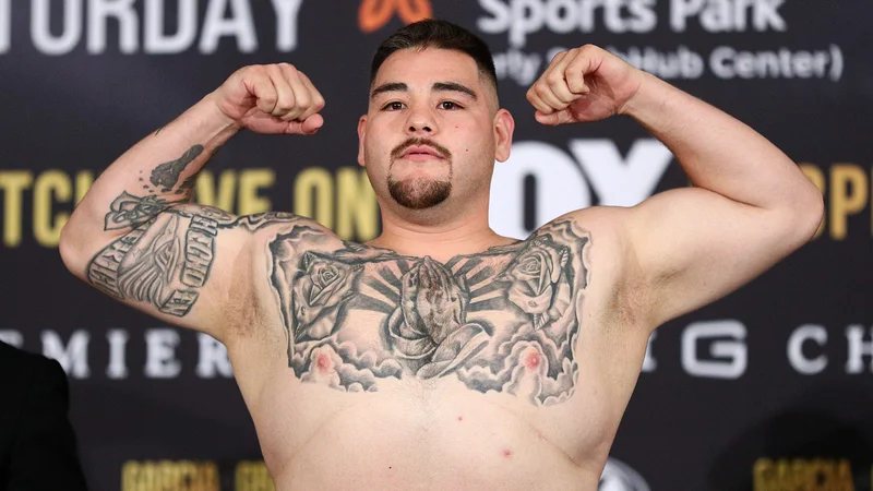 Fotografija: Andy Ruiz ml. (na fotografiji) pred obračunom z Anthonyjem Joshuo kar kipi od samozavesti. FOTO: AFP