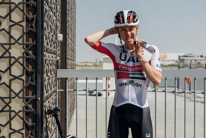 Za Tadeja bo to po dvotedenskem tekmovalnem premoru druga dirka v sezoni. Foto: Arhiv UAE Team