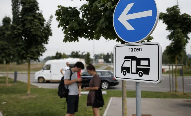 Parkiriče za camperje Foto Blaž Samec