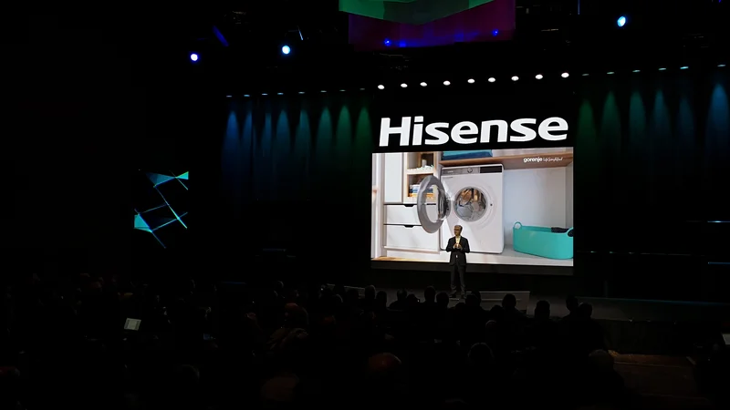 Fotografija: Gorenje in Hisense na sejmu predstavljata novo blagovno znamko ConnectLife. Na fotografiji: Franjo Bobinac. FOTO: Gorenje