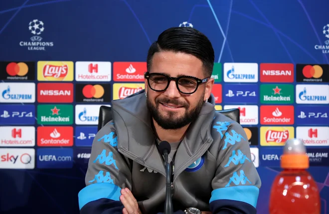 Lorenzo Insigne spoštuje najboljšega nogometaša na svetu, toda napoveduje podvig Napolija z Barcelono. FOTO: Reuters