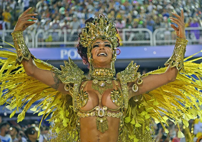Šola Sao Clemente samba. FOTO: Carl De Souza/Afp