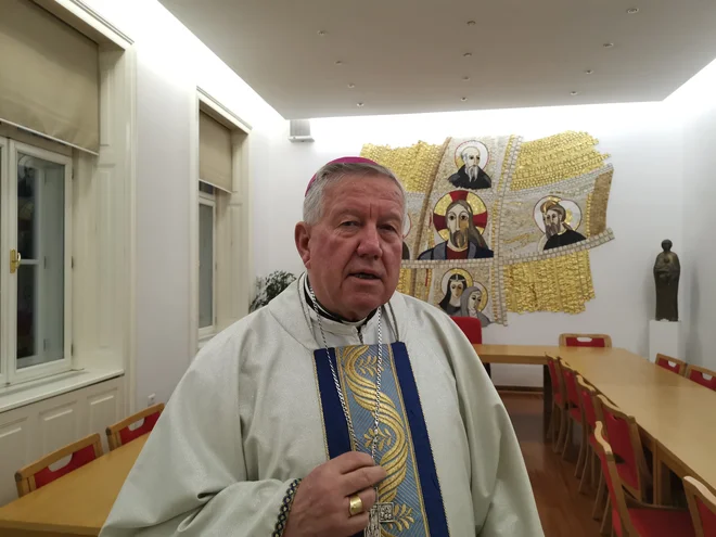 Beograjski nadškof Stanislav Hočevar FOTO: Milena Zupanič