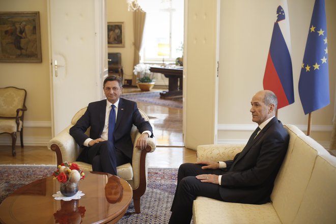 Od novega premiera in predsednikov drugih strank Borut Pahor pričakuje iskren in obziren dialog. FOTO: Jure Eržen/Delo