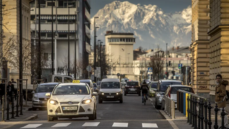 Fotografija: V Taxi društvu Ljubjana vztrajajo, da bi bilo treba razmere urediti po načelu en voznik, ena licenca, eno vozilo. Foto: Voranc Vogel