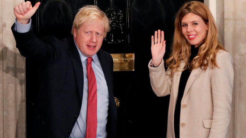 Fotografija: Carrie Symonds se je lani preselila v rezidenco britanskega predsednika vlade Borisa Johnsona. FOTO: Thomas Mukoya/Reuters