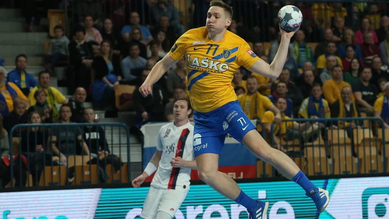 Fotografija: Domen Novak je dosegel 11 golov za Celjane. FOTO: Jože Suhadolnik