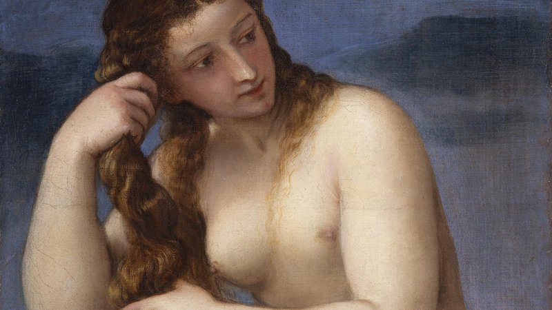 Fotografija: Titian: Venera, okoli 1520, iz zbirke Nacionalne galerije Škotske v Edinburghu. FOTO: Wikipedia