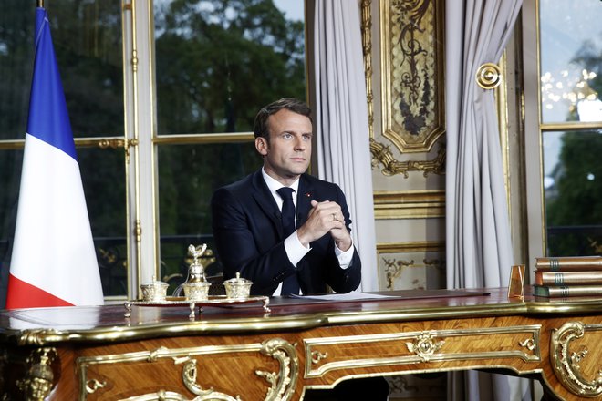 Emmanuel Macron ni predsednik, ki bi se priljubil Francozom. Foto Reuters