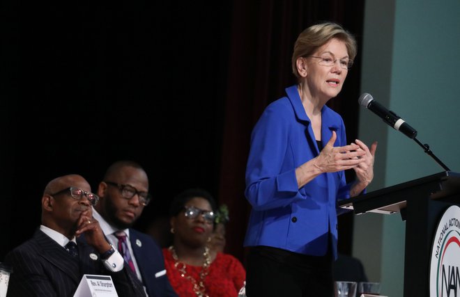 Senatorka iz Massachusettsa Elizabeth Warren. FOTO: Logan Cyrus/AFP