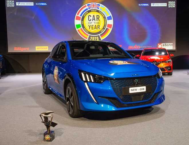 Peugeot 208 je evropski avto leta 2020. Foto Gims