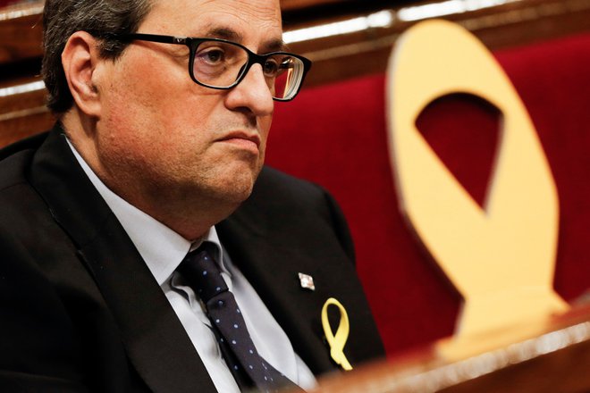 Katalonski predsednik Quim Torra FOTO: AFP
