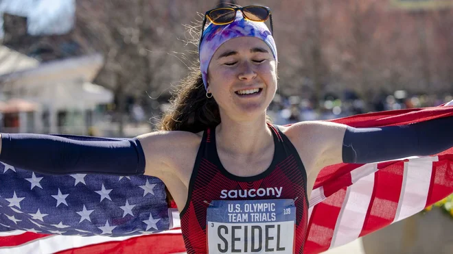 Prvovrstno presenečenje ameriškega teka: Molly Seidel. FOTO: Justin Britton