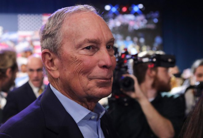 Nekdanji newyorški župan Mike Bloomberg. FOTO: Eva Marie Uzcategui/AFP