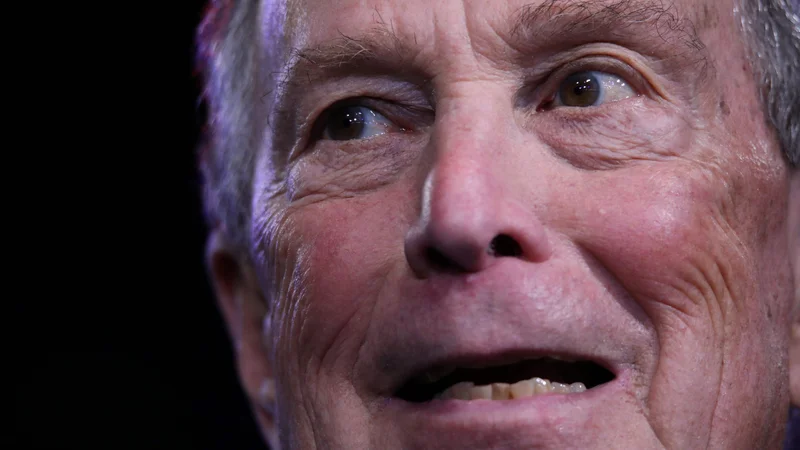 Fotografija: Nekdanji newyorški župan Mike Bloomberg. Foto Eva Marie Uzcategui Afp