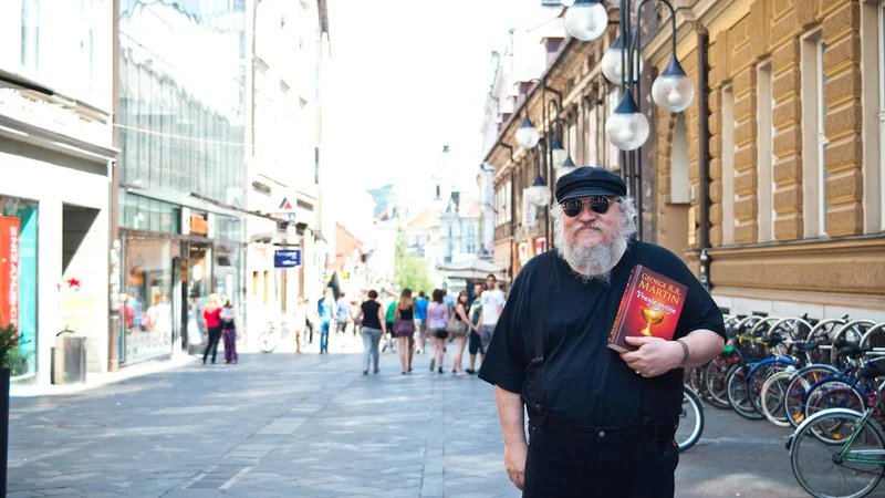 Fotografija: George R. R. Martin ne sme umreti, dokler zgodbe ne pove do konca. Foto Jure Matoz