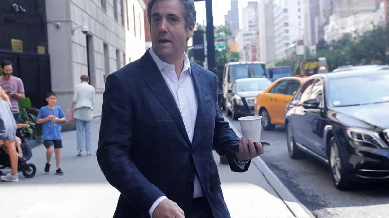 Fotografija: Nekdanji odvetnik Donalda Trumpa Michael Cohen FOTO: Reuters