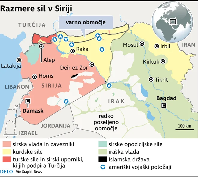 Sirija. Infografika: Delo