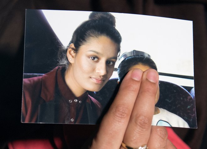 Britanka Shamima Begum je pri petnajstih s prijateljicama pobegnila v Sirijo in se tam poročila z islamistom nizozemskega rodu. FOTO: REUTERS