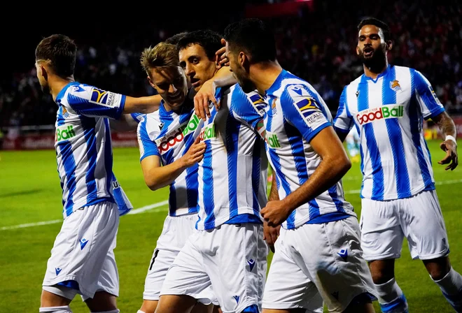 Mikel Oyarzabal in soigralci bodo naslednji izziv Barcelone. FOTO: Reuters