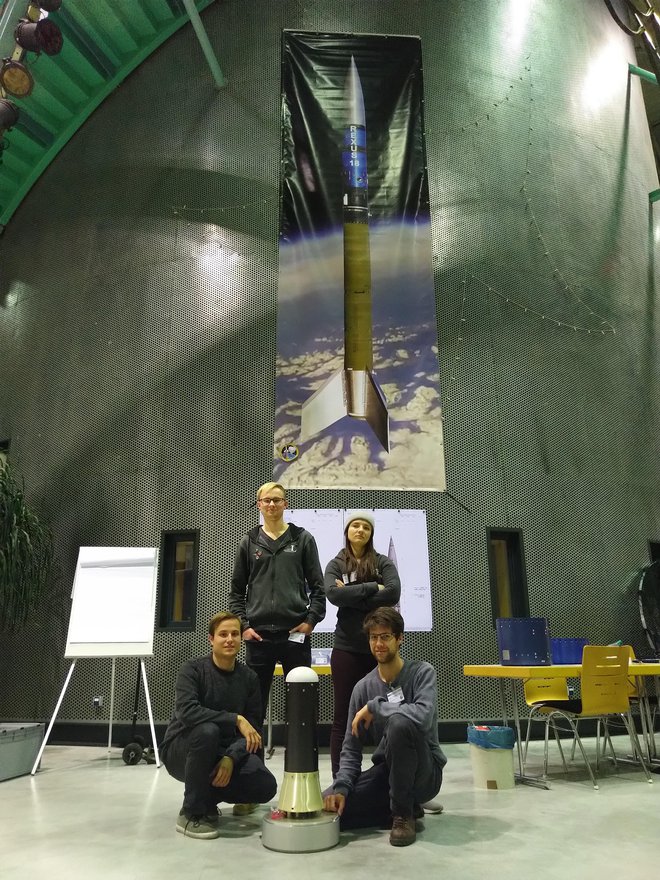 S projektom Rexus skupina študnetov vsako leto v vesolje pošlje raziskovalne module. FOTO: Jaka Perovšek