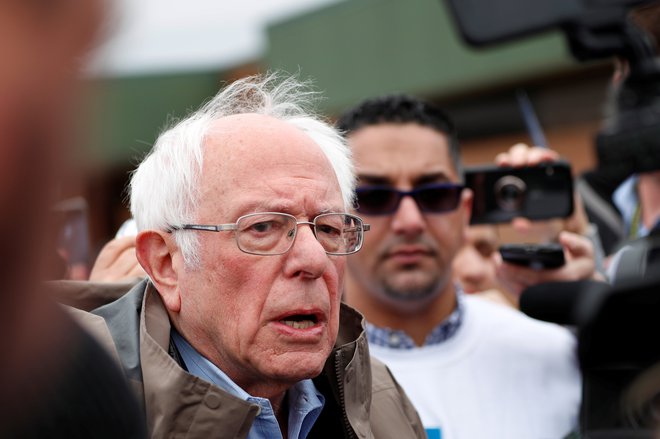 Demokratični socialist Bernie Sanders. FOTO: Lucas Jackson/Reuters