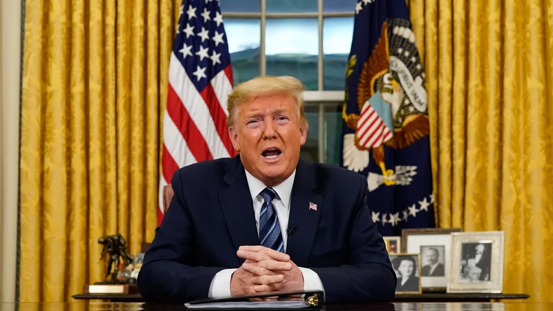 Fotografija: Ameriški predsednik Donald Trump. FOTO: Doug Mills/AFP