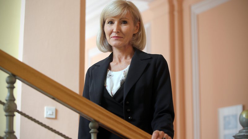 Fotografija: Lilijana Kozlovič je kandidatka za novo ministrico za pravosodje- nova sekretarka vlade 21.septembra 2016 [Lilijana Kozlovič,SMC,vlada,sekretarji] Foto Blaz Samec