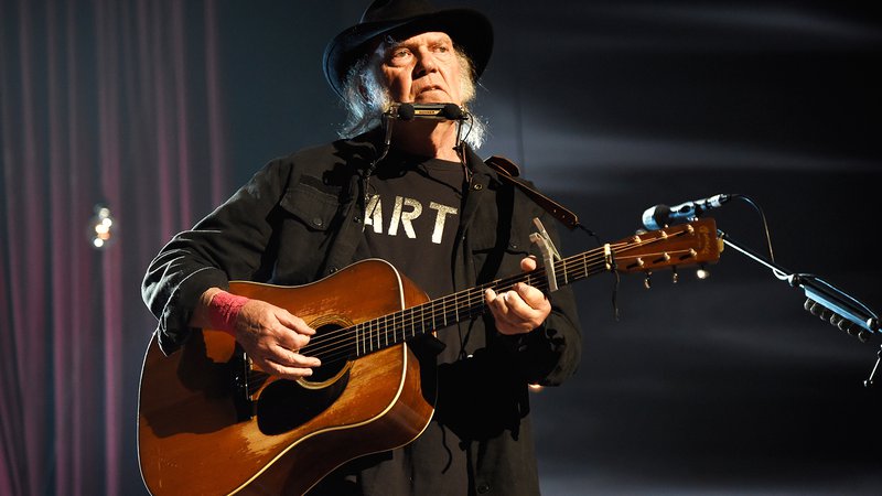 Fotografija: Neil Young je glasbeni aktivist.
FOTO: Kevin Mazur