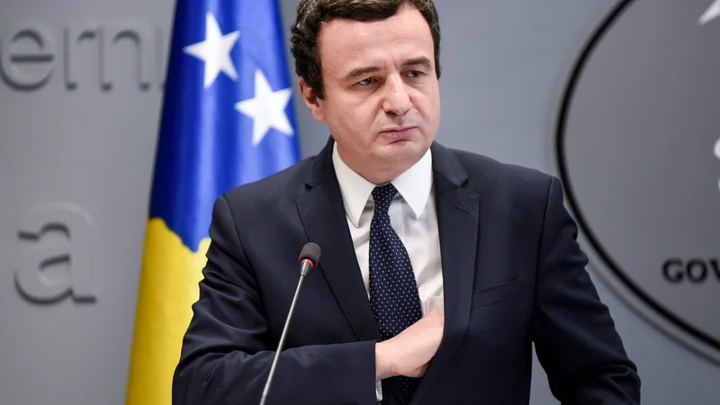 Fotografija: Predsednik je opozoril Kurtija, da s trmasto politiko uničuje zgodovinsko zavezništvo in tvega, da bo Kosovu obrnil hrbet največji pokrovitelj neodvisnosti države. Foto: AfP