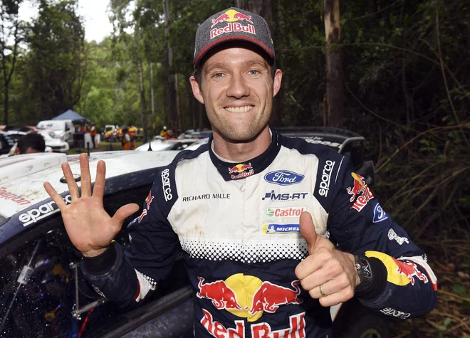 Sebastien Ogier je še šestič zapored postal svetovni prvak. FOTO: AFP