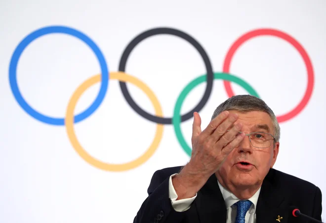 Thomas Bach bo v torek vodil izredni sestanek članic Mednarodnega olimpijskega komiteja. FOTO: Reuters