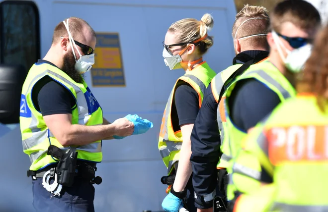 Nemčija je priprla meje tudi z Avstrijo. FOTO: Afp