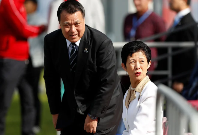 Predsednik japonske nogometne zveze Kozo Tašima je obolel za koronavirosom. FOTO: Reuters