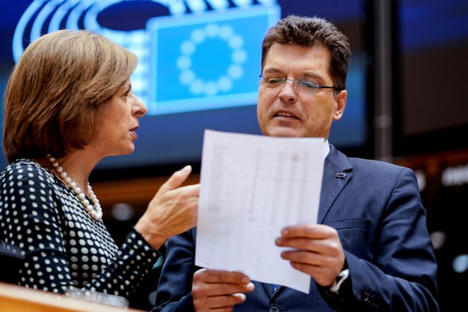 Evropski komisar za krizno upravljanje Janez Lenarčič. FOTO: Kenzo Tribouillard/Afp