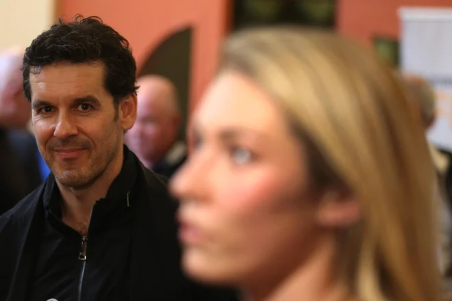 Kilian Albrecht je Mikaelo Shiffrin opazil že pri 14 letih, tedaj je smučala kot 18-letnica. Po koncu tekmovalne kariere je postal njen menedžer. FOTO: Tomi Lombar/Delo